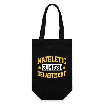 Mathletic Department - Gift Bag for Bottles - black - Front