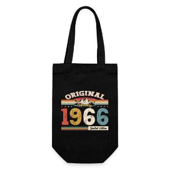 Cadeau d'anniversaire 59 ans Homme Original Février 1966 - Sac à bouteille - noir - Devant