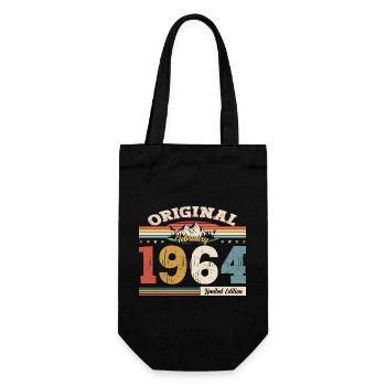 61ème anniversaire cadeau mari Original février 1964 - Sac à bouteille - noir - Devant