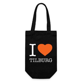 I LOVE TILBURG - Gift Bag for Bottles - black - Front