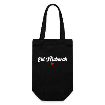 Islam Eid Mubarak - Gift Bag for Bottles - black - Front