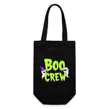 Boo Crew Halloween Geister Freunde - Geschenkbeutel für Flaschen - Schwarz - Vorne