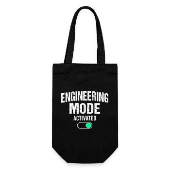 Mechanical Engineering Mechanical Engineer - Gift Bag for Bottles - black - Front