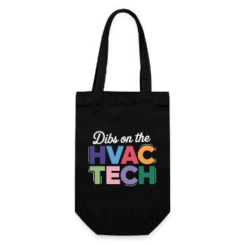 Technicien CVC drôle qui dit expert en réparation - Sac à bouteille - noir - Devant