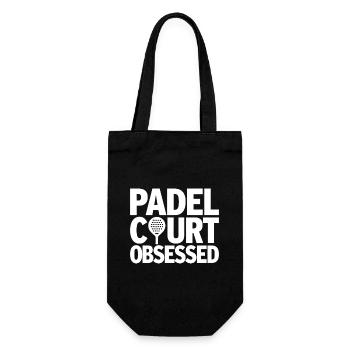 Passion obsédée par le padel court pour les athlètes - Sac à bouteille - noir - Devant