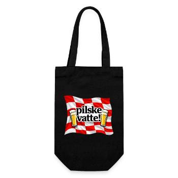 pilske barreled! - Gift Bag for Bottles - black - Front