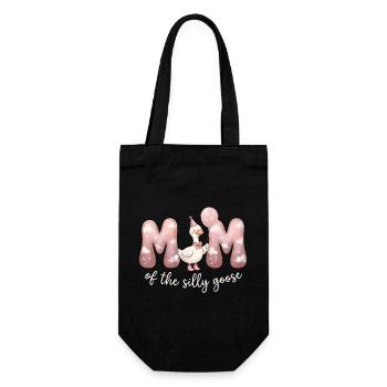 Maman de l’Oie Folle - Sac à bouteille - noir - Devant