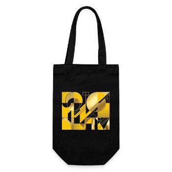Crazy Gold House - Gift Bag for Bottles - black - Front