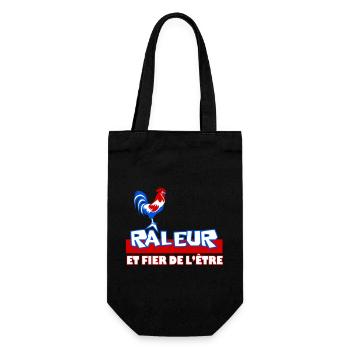 Râleur Fier de l’être Coq Logo - Sac à bouteille - noir - Devant