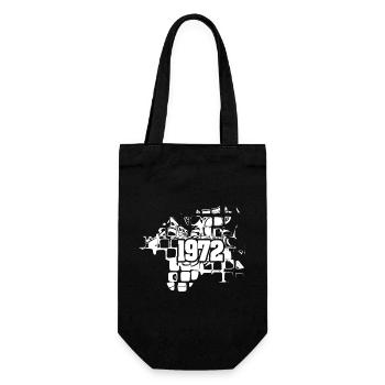 Artwork 1972 - Geschenkbeutel für Flaschen - Schwarz - Vorne