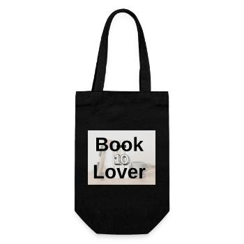 Typographie en Audace pour les Amateurs de Livres - Sac à bouteille - noir - Devant