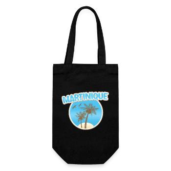 Martinique Beach - Gift Bag for Bottles - black - Front