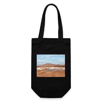 Salt patches of the desert - Gift Bag for Bottles - black - Front