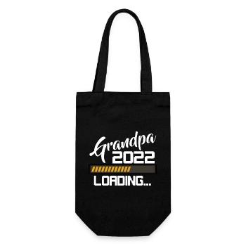 Grandpa Loading 2022 - Gift Bag for Bottles - black - Front
