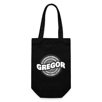 Nom Gregor - Sac à bouteille - noir - Devant