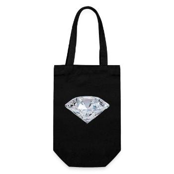 diamond - Gift Bag for Bottles - black - Front