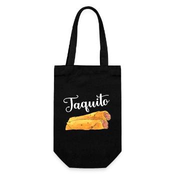 Taco Taquito Match - Gift Bag for Bottles - black - Front