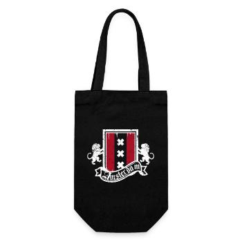 Amsterdam Crest Heraldry Lions - Gift Bag for Bottles - black - Front