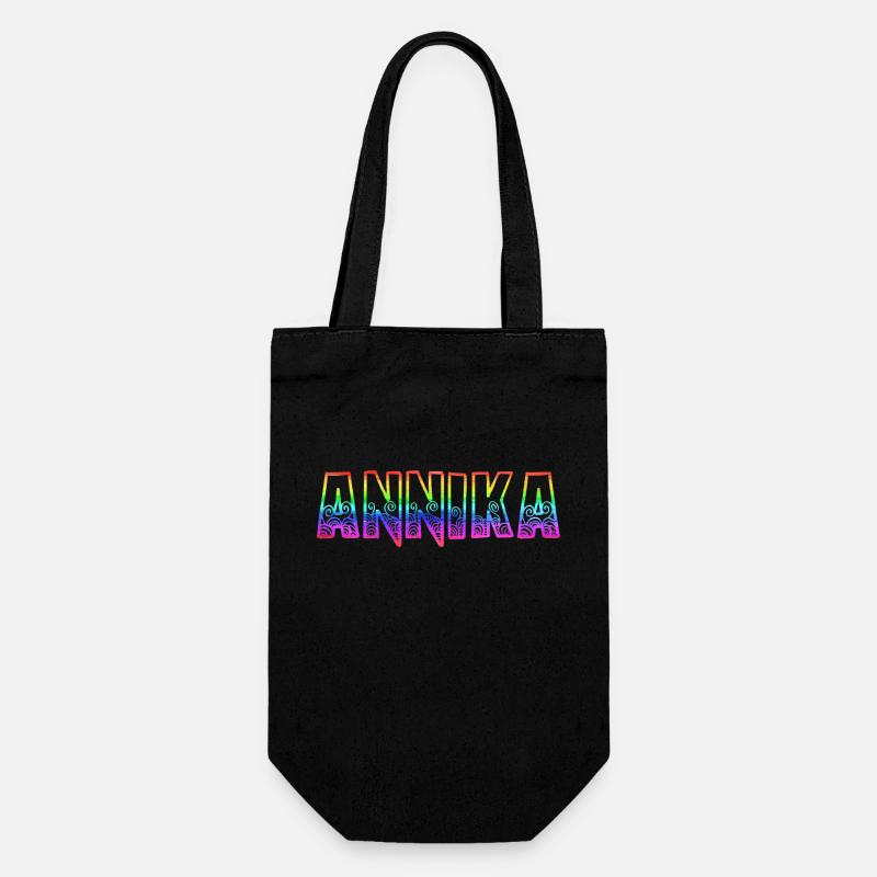 annika rs regenbogen - Geschenkbeutel für Flaschen - Schwarz
