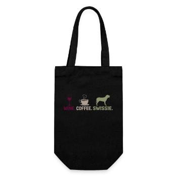Grand Sennenhund Suisse Swissie Vin Café - Sac à bouteille - noir - Devant