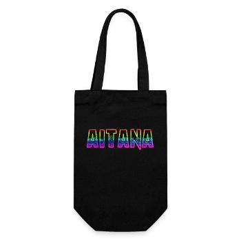 aitana rs rainbow - Gift Bag for Bottles - black - Front