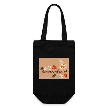 Novembre - Sac à bouteille - noir - Devant
