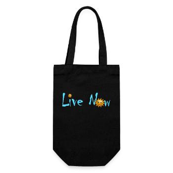 Live Sun - Gift Bag for Bottles - black - Front
