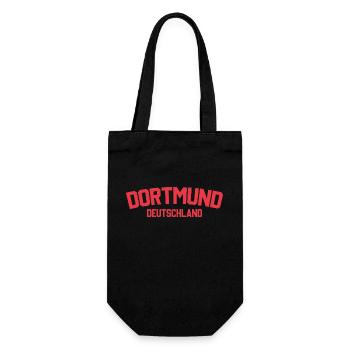 Dortmund - Geschenkbeutel für Flaschen - Schwarz - Vorne