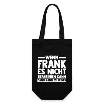 Frank - Geschenkbeutel für Flaschen - Schwarz - Vorne