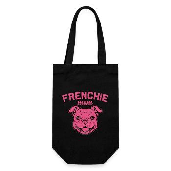 Frenchie Mom - Gift Bag for Bottles - black - Front