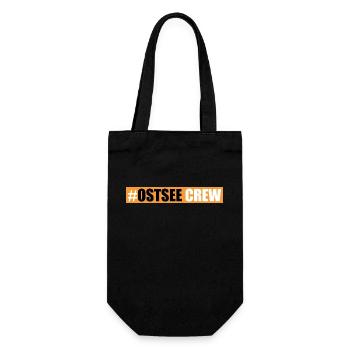 Ostsee Crew - Geschenkbeutel für Flaschen - Schwarz - Vorne