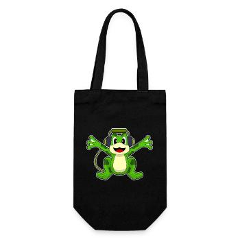Musique casque Frog - Sac à bouteille - noir - Devant