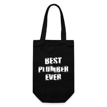 Meilleur plombier de tous les temps - Sac à bouteille - noir - Devant