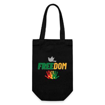 Freedom - Geschenkbeutel für Flaschen - Schwarz - Vorne