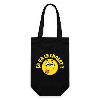 Suisse, Suisse humour, ça va le chalet ? - Sac à bouteille - noir - Devant