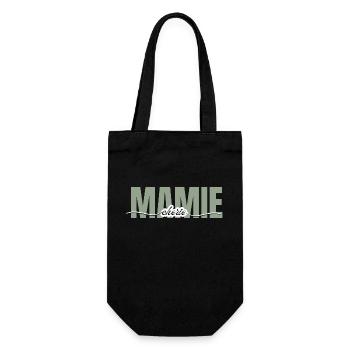 Granny Darling - Oma Geschenk - Geschenkbeutel für Flaschen - Schwarz - Vorne