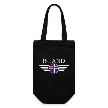 Iceland Natural Wonders T-Shirt - Gift Bag for Bottles - black - Front