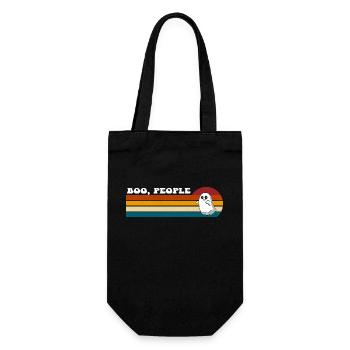 Funny and Scary Boo Ew People - Gift Bag for Bottles - black - Front
