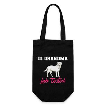 Labrador Retriever blanc Labrador Labrador blanc - Sac à bouteille - noir - Devant