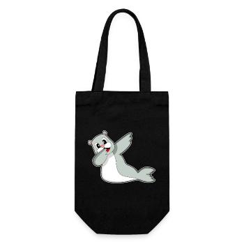 Seal Hip Hop Dance - Gift Bag for Bottles - black - Front