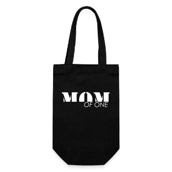 MOM of one child - MAMAN - Sac à bouteille - noir - Devant