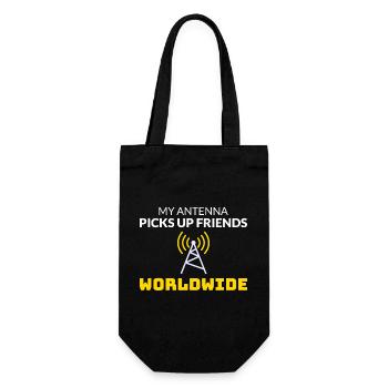 Opérateur radio amateur Fréquence des ondes radio - Sac à bouteille - noir - Devant