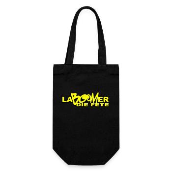 La Boomer - Geschenkbeutel für Flaschen - Schwarz - Vorne