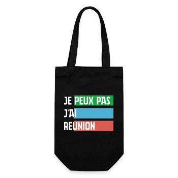 Je peux pas jai reunion - Sac à bouteille - noir - Devant