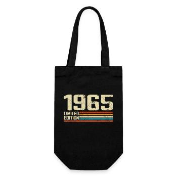 Vintage 1965 Anniversaire Rétro - Né en 1965 - Sac à bouteille - noir - Devant