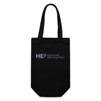logo HEP - Geschenkbeutel für Flaschen - Schwarz - Vorne