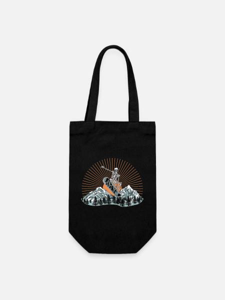 Kallio Surf Skeleton Design - Sac à bouteille - noir