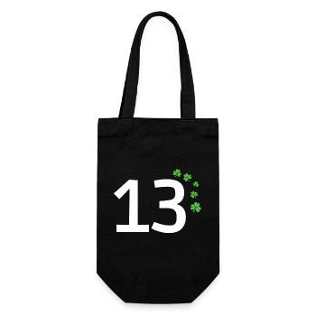 13 - Gift Bag for Bottles - black - Front
