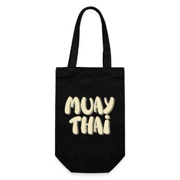 Muay thai - Gift Bag for Bottles - black - Front