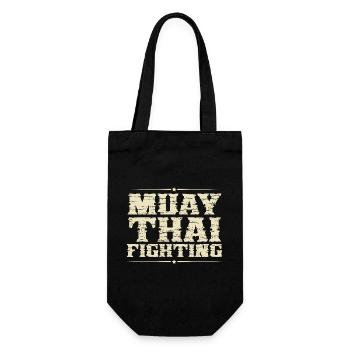Muay thai - Gift Bag for Bottles - black - Front